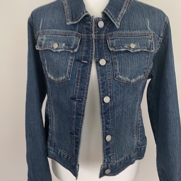 MAMA denim jacket Size S/M - Picture 3 of 4